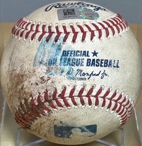 JULIO URIAS GAME-USED PITCHED OUT BASEBALL 2021 NLDS GAME 2 WIN DODGERS GIANTS - Picture 1 of 8