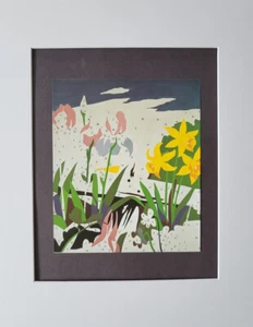 Andy Warhol "Do it Yourself" (Flowers) Matted Offset Lithograph Print 2000 - Bild 1 von 2