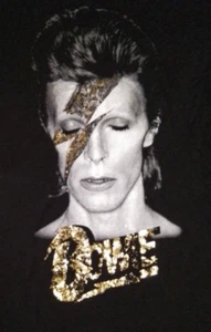 David Bowie Is Forever Shirt Womens XL Black Contemporary Art Chicago NWT - Picture 1 of 6