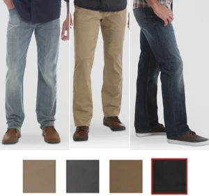 Pantalones de mezclilla para hombre Wrangler de ajuste recto de 5 bolsillos con flexibilidad - Imagen 1 de 15