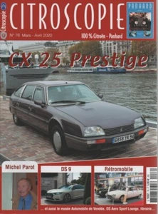 CITROSCOPIE 76 CITROEN CX25 PRESTIGE DS7 DS AERO LOUNGE RETROMOBILE MICHEL PAROT - Bild 1 von 2