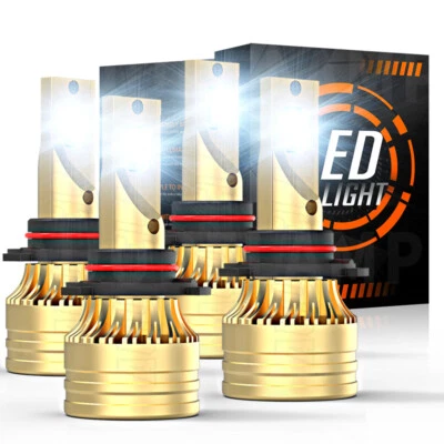 For Honda Civic 1988 1989-1991 LED Headlight Bulbs Conversion Kit High Low Beam - Image 1 of 4