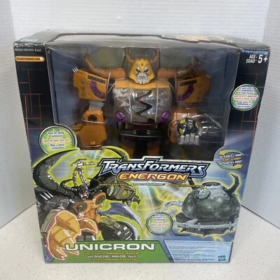 NEW! Transformers Energon UNICRON with Minimodus Dead End Mini-Con Figure RARE - Image 1 of 4