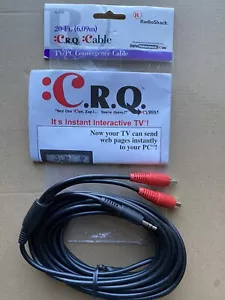 RadioShack CRQ Cable TV PC Convergence Cable - 20 FT 6.09m - Brand New - Picture 1 of 6