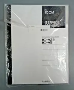 ICOM IC-A23, IC-A5 Service Manual, Original from Icom, NOT A COPY! - Picture 1 of 2