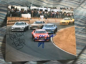 Richard Petty/Cale Yarborough personalized autographed IROC 8 x 10 photo - Picture 1 of 3