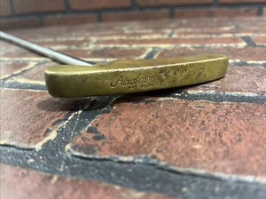 Vintage Acushnet Bullseye putter extra offset ottone 32" - Foto 1 di 9