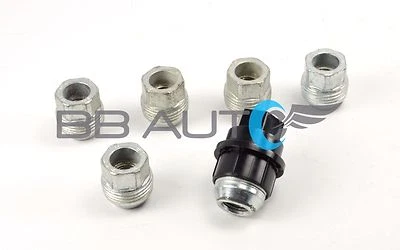 6 TAPAS Y TUERCAS NUEVAS NEGRAS CHEVROLET GMC C1500 C2500 CAMIÓN TAMAÑO COMPLETO Foto 1 de 3