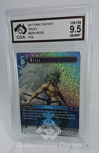 Final Fantasy Opus II 2017 tarjeta de papel de aluminio blanco grado 9,5 - Imagen 1 de 2