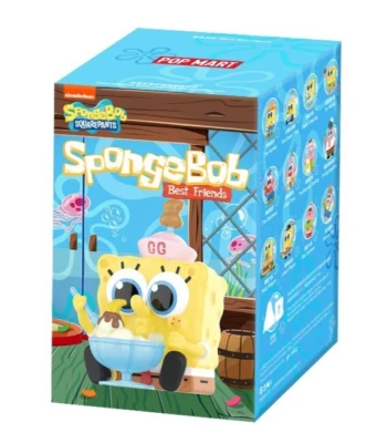 POP MART Губка Боб квадратные штаны слепой коробки фигурки подарок украшения новый - Изображение 1 из 4