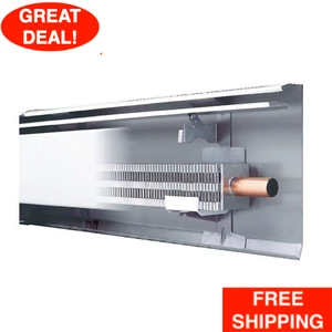 Slant/Fin Hydronic Baseboard 5-ft Fully Assembled Element and Enclosure Nu - Picture 1 of 24