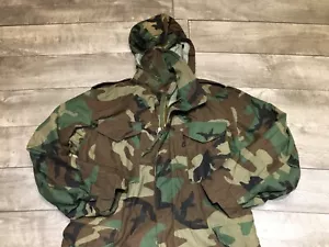 US Army Parka Jacke Golden MFG Co Felduniform Gr. Medium Camouflage M65 Cold Weather - Bild 1 von 9