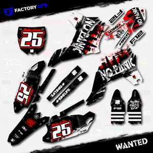 Red Wanted Racing Graphics Kit fits Yamaha 10-13 YZ450F YZF 450 2010-2013 Decal - Foto 1 di 5