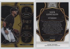 2023 Panini Select Draft Selections Gold Prizm /10 Nick Gonzales #DS1