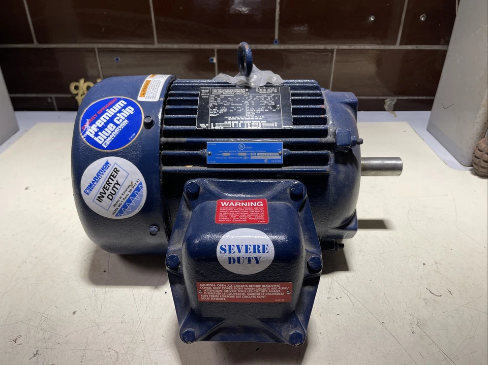 *New* Marathon JK182TTGS40768FL Blue Chip / Severe Duty 1-1/2HP 208/460V 1175RPM - Image 1 of 4