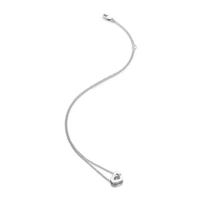 Sterling Silver Diamond Heart Amulet Pendant on a Chain DP747 BNIB - Picture 1 of 5
