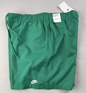 NIKE Club Sportswear Woven Lined Flow Men’s Shorts Sz L Green FN3307-365 NWT - Picture 1 of 13