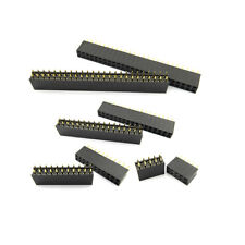 Pin Header Socket Female 2.54mm Connector Strip 2x2-2x40P Breadboard Double Row