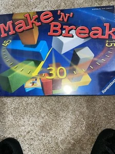 Ravensburger MAKE 'N' BREAK Board Game Fun Block Building 2004 Brand New - Picture 1 of 2
