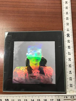 1 Hologramm Bild mit Frau Retro Schulterpolster,  Holographie 3D (HX-14) - Bild 1 von 3