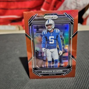 Stephon Gilmore 2022 Prizm Football Red Prizms SP Card #128 Colts - Picture 1 of 2