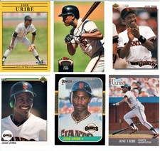 Jose Uribe - 5 error cards, 1 accurate card