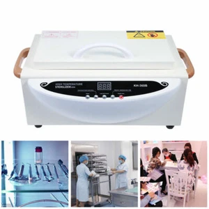 1.5L Dry Heat High Temperature Sterilizer 300W Autoclave Nail Art Salon Tool US - Picture 1 of 12