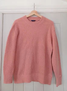 GANT Size Medium Pink Lightweight 41% Wool 27% Alpaca Blend Women’s Jumper - Picture 1 of 10