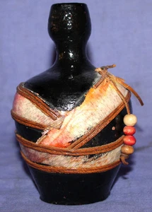 Vintage hand made glazed pottery pitcher jug - Picture 1 of 12