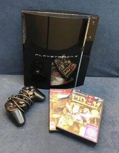 PlayStation 3 PS3 Console CECHE01 80GB Excellent Condition W/Controller &2 games - Picture 1 of 16