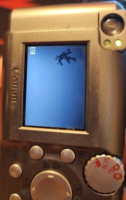 Canon Power Shot A410 Silver Compact Digital Camera For Parts - Image 1 of 4