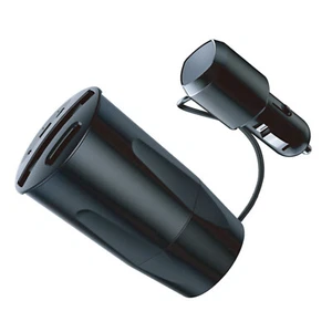 15W Car Wireless Fast Charging Cup Dock With USB Type-C Port Accessories - Picture 1 of 15