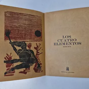 Mario Satz - Los cuatro elementos - Xilografía Daniel Zelaya - Picture 1 of 4