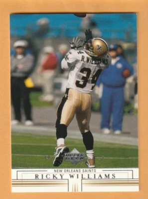 Ricky Williams New Orleans Saints 2001 Upper Deck #99 Texas Longhorns - Image 1 of 2