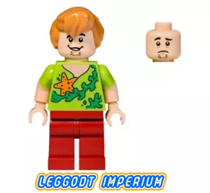 LEGO Shaggy Rogers seaweed starfish - Scooby Doo minifigure scd012 FREE POST - Picture 1 of 1