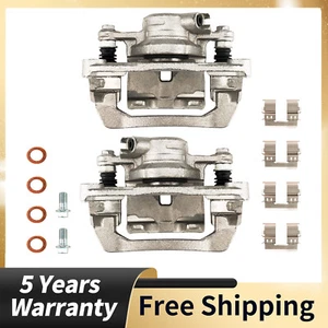 Rear Disc Brake Calipers w/ Brackets Assembly for Subaru Forester Impreza WRX - Foto 1 di 16