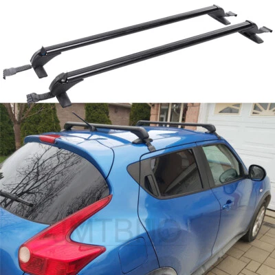 Barra transversal techo auto 43,3" con bloqueo para Nissan Juke 2011-2017 2016 2015 Foto 1 de 4