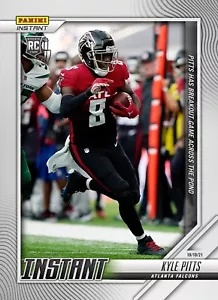 Kyle Pitts 2021 NFL Panini Instant Rookie Card 53 RC 1st Career TD ATL Falcons - Bild 1 von 3