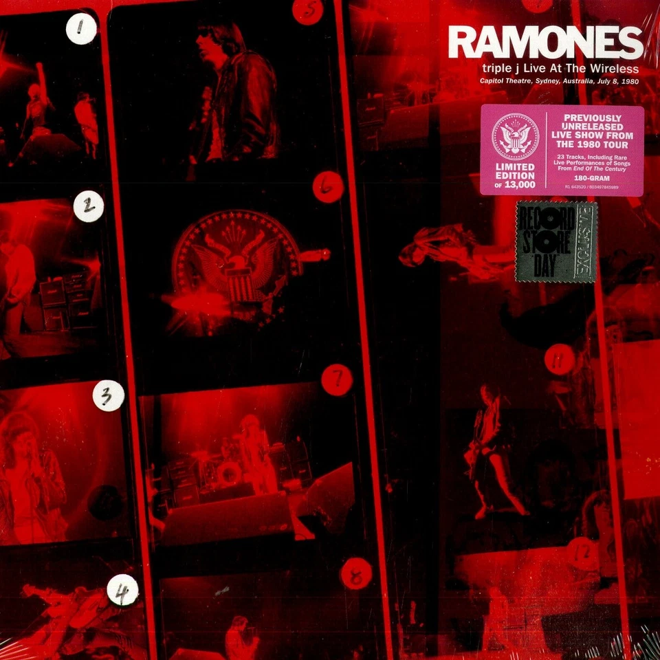 RAMONES Triple J Live At The Wireless - LP / Vinyl - RSD 2021 - Bild 1 von 1