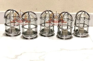 Industrial Aluminum Bulkhead Ceiling Lights Nautical Mount Lot of 5 - Picture 1 of 11