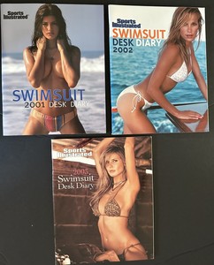 Lot Of 3 Sports Illustrated Swimsuit Desk Diary 2001 2002 2003 Never Written On