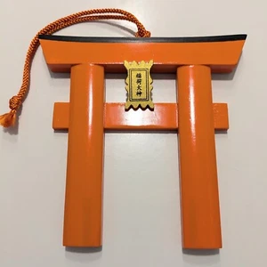 JAPANESE OMAMORI Lucky Charm 「Wishing Torii Gate」 Fushimi-Inari Taisha Kyoto - Picture 1 of 24