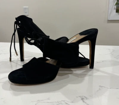 Sandalias de gamuza negras para mujer Diane von Furstenberg Foto 1 de 4