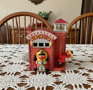 1994 Sesamstraße Feuerhaus Nachtlicht Lampe - Elmo und Ernie - Bild 1 von 10