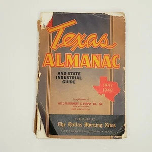 Texas Almanac and State Industrial Guide 1947-1948 Encyclopedia of Texas - Picture 1 of 4