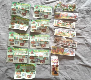 Ü-Ei Ferrero Konvolut Beipackzettel - Puzzle - Geschichten, Garten, Urzeit u.a. - Bild 1 von 6