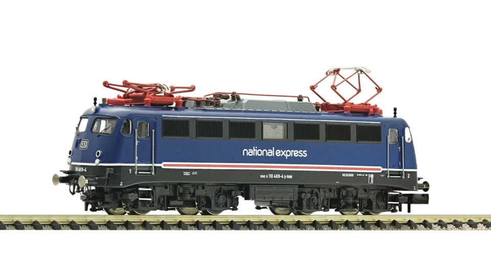New! Fleischmann N scale - 733605 E-Lok BR111 469-4 of National Express, Ep. VI  - Image 1 of 1