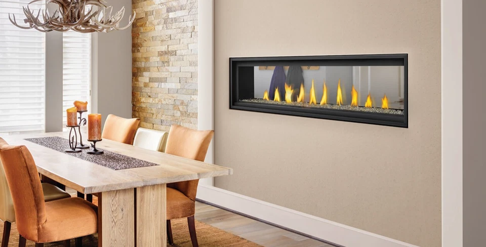 Napoleon 50" Vector Single Sided Direct Vent Linear Fireplace NG - LV50N-2