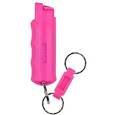 SABRE RED Pink Pepper Spray Keychain for Women with Quick Release for Easy