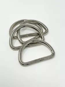 2 Inch Welded D Rings 25 Pack For Bag Making, Crafts, Dog Collars, And More - Picture 1 of 3